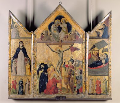 Triptychon mit Szenen aus dem Leben der Jungfrau, 1333 von Italian School